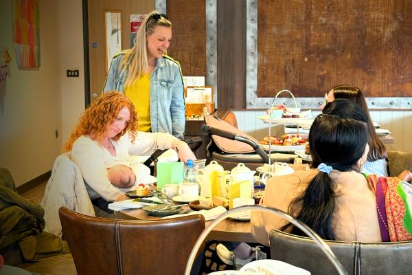 mum feeding her baby